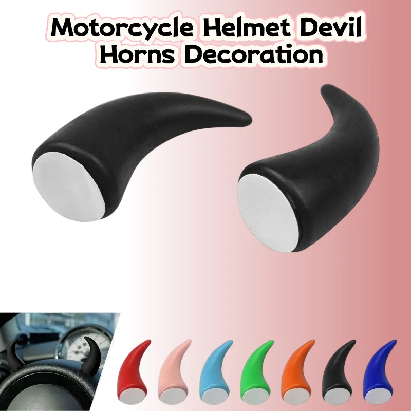 2PCS Motorcycle Helmet Devil Horns Ornaments, Multicolor 3D Horn Stickers for Helmet, Electric Bike & Car Body Decor
2PCS Motorcycle Helmet Devil Horns Ornaments, Multicolor 3D Horn Stickers for Helmet, Electric Bike & Car Body Decor