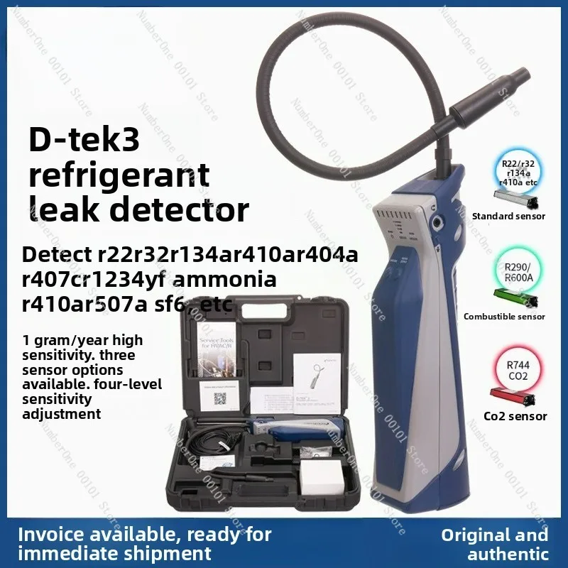 Handheld D-TEK3 Refrigerant Leak Detector Central Air Conditioning Cold Storage Leak Detector
Handheld D-TEK3 Refrigerant Leak Detector Central Air Conditioning Cold Storage Leak Detector