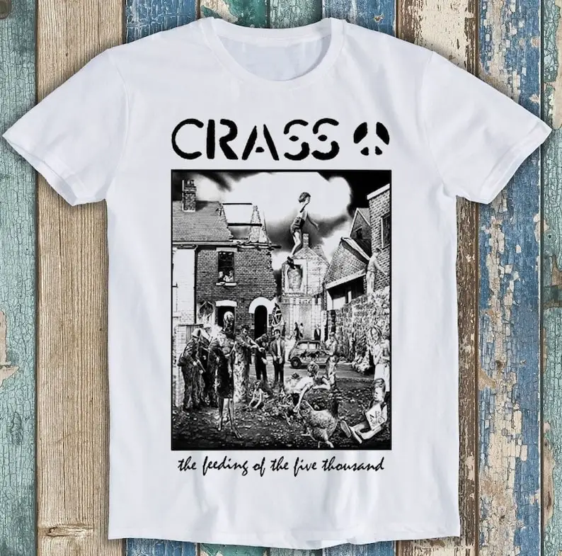 Crass The feed Of The 5000 Music Limited Edition Бестселлер смешной мем Топ подарок футболка P1631
Crass The feed Of The 5000 Music Limited Edition Бестселлер смешной мем Топ подарок футболка P1631