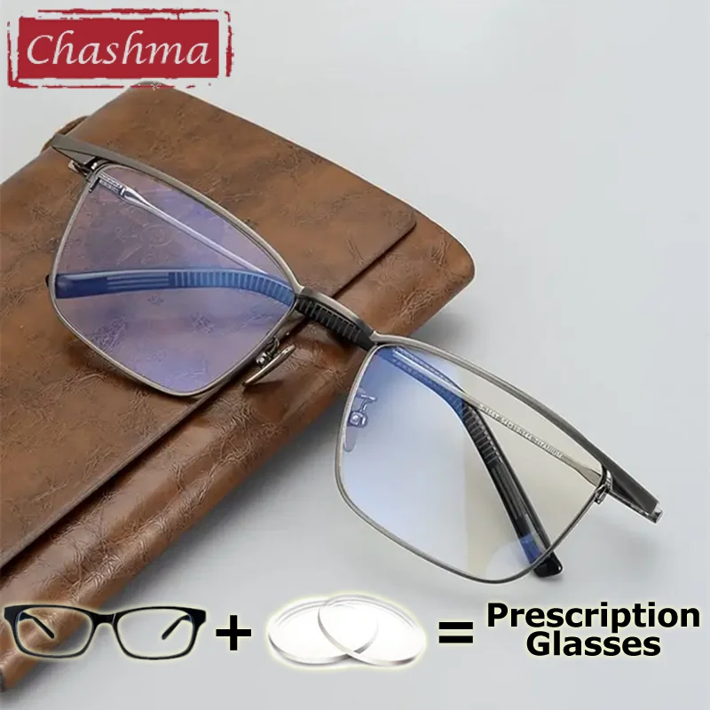 Chashma из чистого титана, мужские очки для чтения по рецепту, легкие очки для близорукости, роскошные модные оптические мультифокальные линзы
Chashma из чистого титана, мужские очки для чтения по рецепту, легкие очки для близорукости, роскошные модные оптические мультифокальные линзы