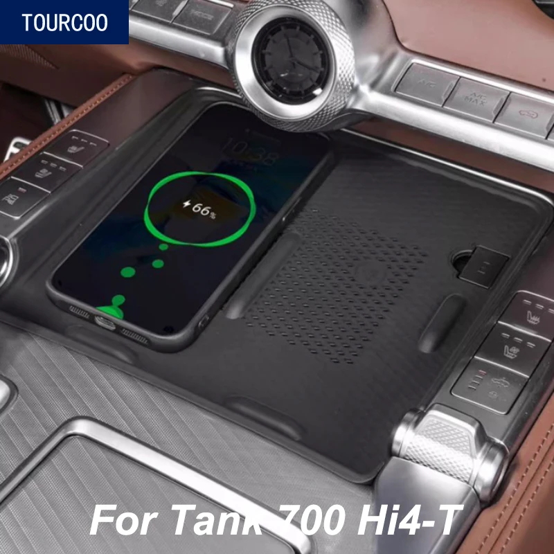 For Tank 700 Hi4-T Center Console Silicone Wireless Charging Pad Mat Non-slip Water Cup Holder Car Modified Accessories
For Tank 700 Hi4-T Center Console Silicone Wireless Charging Pad Mat Non-slip Water Cup Holder Car Modified Accessories