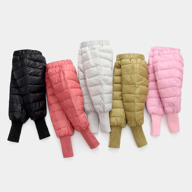 2024 Boys Warm Solid Colour Down Pants Girls Waterproof Elastic Cotton Sweatpants Autumn Winter Kids Casual Drawstring Trousers
2024 Boys Warm Solid Colour Down Pants Girls Waterproof Elastic Cotton Sweatpants Autumn Winter Kids Casual Drawstring Trousers
