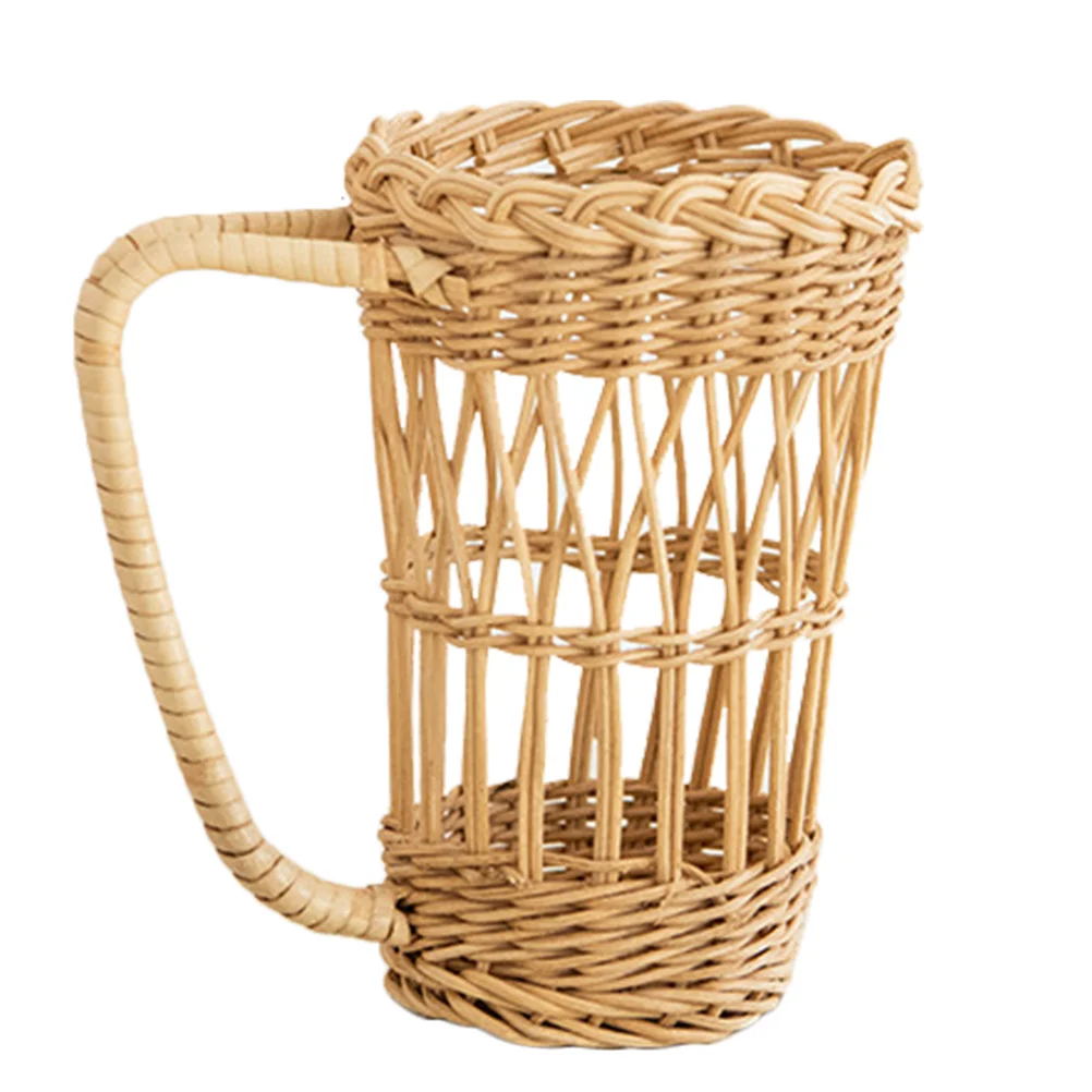 Basket Rattan Cup Sleeves Bottles Handle Cover Manual Water Carrier Heat Insulation Holder
Basket Rattan Cup Sleeves Bottles Handle Cover Manual Water Carrier Heat Insulation Holder