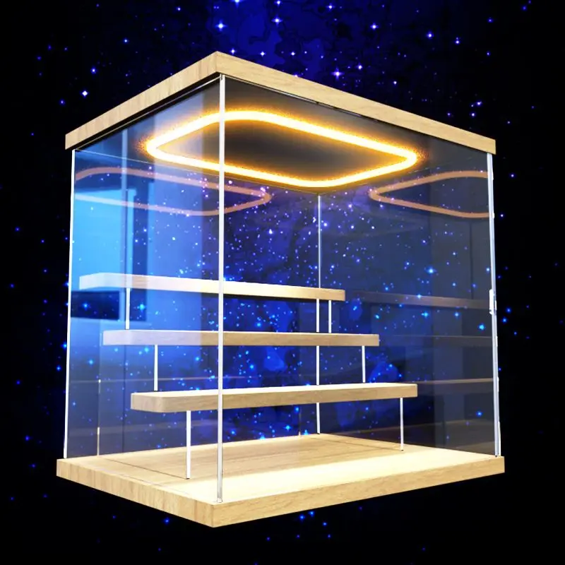Lighting High Clear Acrylic Storag Box For Lego Modal Anime Figure Light-up Tansparent Dust-proof Building Blocks Display Box
Lighting High Clear Acrylic Storag Box For Lego Modal Anime Figure Light-up Tansparent Dust-proof Building Blocks Display Box