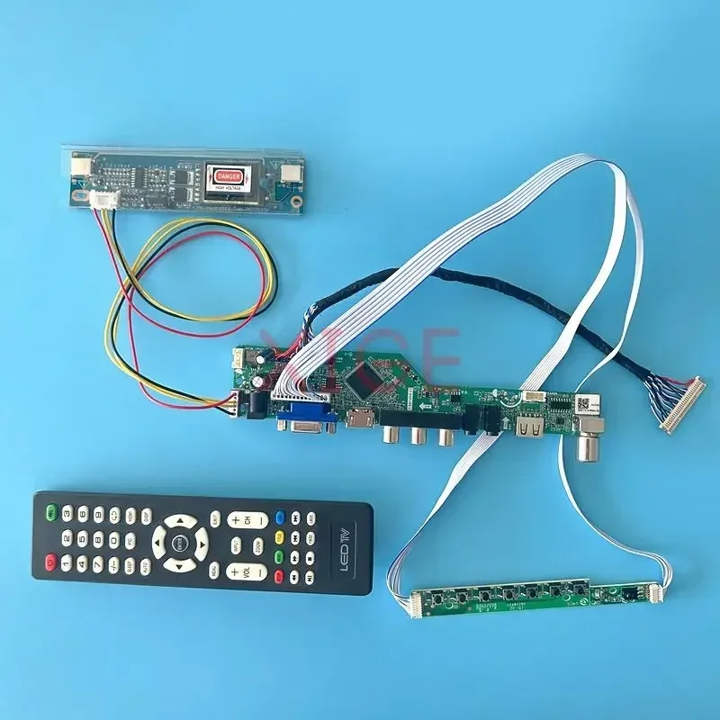 Driver Board Fit M190EG02 M170ETN01 M170EG01 M170E8 DIY Kit LCD Display 2CCFL LVDS 30-Pin Analog TV IR+USB+AV+HDMI+VGA 1280*1024
Driver Board Fit M190EG02 M170ETN01 M170EG01 M170E8 DIY Kit LCD Display 2CCFL LVDS 30-Pin Analog TV IR+USB+AV+HDMI+VGA 1280*1024