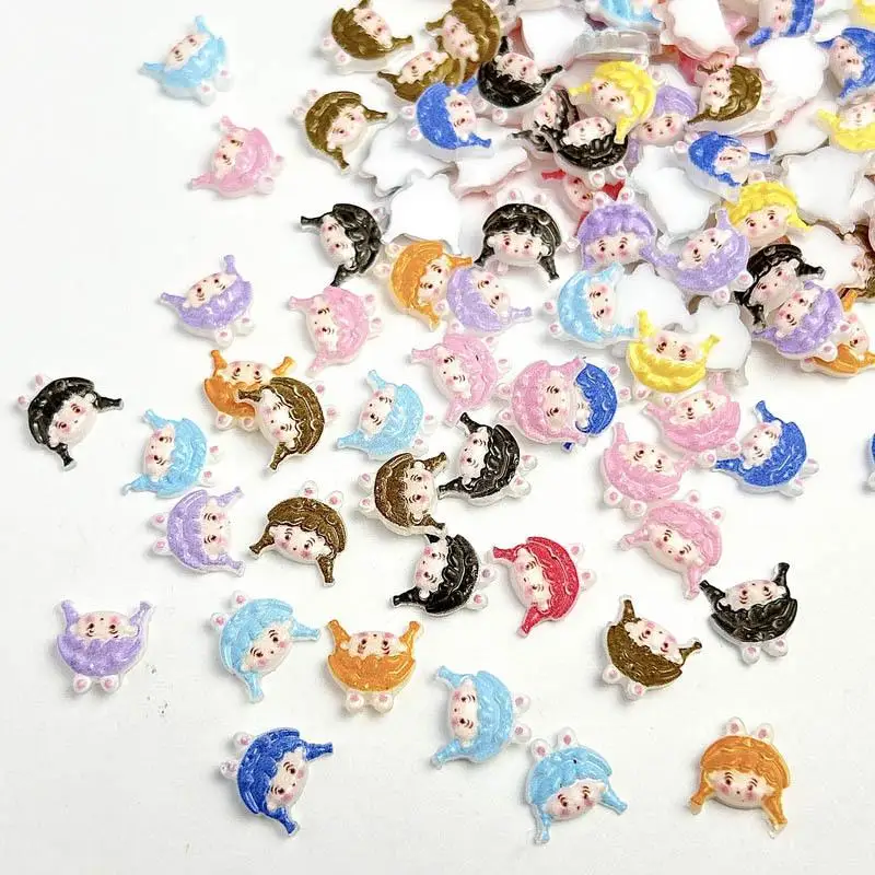 Random Mixed Colorful Girls Nail Charms Cartoon Cute Girl Head Nail Art Decorations Accessories for DIY Phone Case Nail Parts
Random Mixed Colorful Girls Nail Charms Cartoon Cute Girl Head Nail Art Decorations Accessories for DIY Phone Case Nail Parts