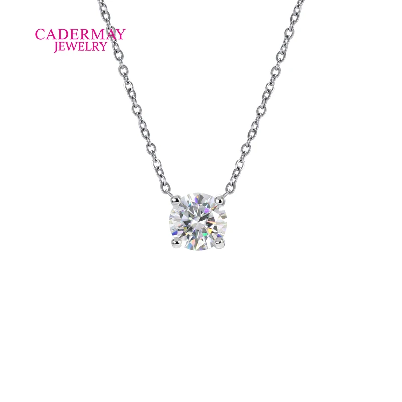 In Stock GRA Certificate 1ct D VVS1 Moissanite Pendant Necklaces for Women 4 prongs Setting Diamond 925 Sterling Silver Jewelry
In Stock GRA Certificate 1ct D VVS1 Moissanite Pendant Necklaces for Women 4 prongs Setting Diamond 925 Sterling Silver Jewelry