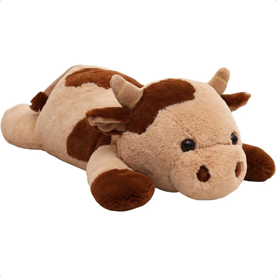 25.6 inch 5 lbs Cow Weighted Stuffed Animals Large Weighted Plush Animal Cute Plush Toy Pillow Soft Kawaii Plushie Gifts for Ad
25.6 inch 5 lbs Cow Weighted Stuffed Animals Large Weighted Plush Animal Cute Plush Toy Pillow Soft Kawaii Plushie Gifts for Ad