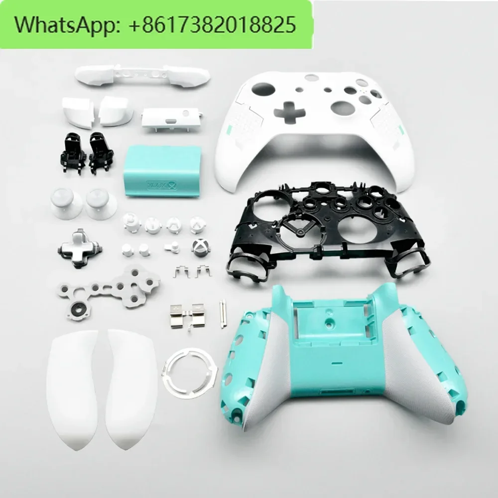 Замена корпуса для контроллера Xbox One S, спортивная белая лицевая панель, крышка, кнопки, комплект модов, аксессуары для специального выпуска
Замена корпуса для контроллера Xbox One S, спортивная белая лицевая панель, крышка, кнопки, комплект модов, аксессуары для специального выпуска