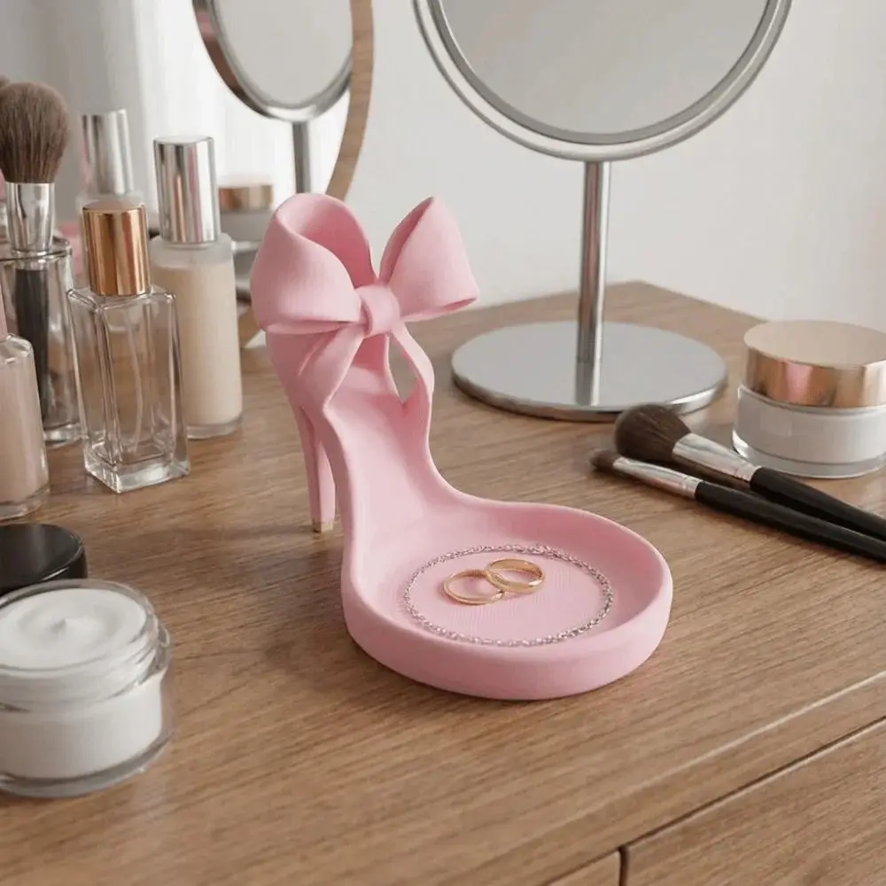 Portable 3D Printed High Heel Jewelry Tray Mini Shoe-shaped Ring Holder Exquisite Elegant Jewelry Display Tray
Portable 3D Printed High Heel Jewelry Tray Mini Shoe-shaped Ring Holder Exquisite Elegant Jewelry Display Tray