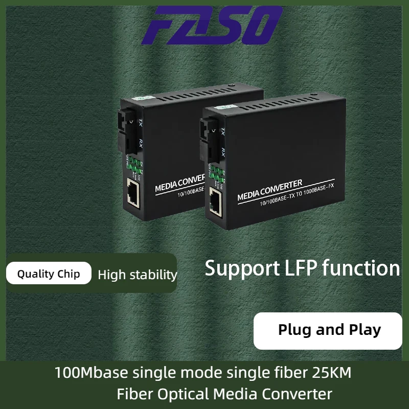 10/100 Мбит/с волоконно-оптический медиаконвертер, поддержка LFP 25KM SC Port Optic Transceiver одномодовый, одно волокно с питанием
10/100 Мбит/с волоконно-оптический медиаконвертер, поддержка LFP 25KM SC Port Optic Transceiver одномодовый, одно волокно с питанием