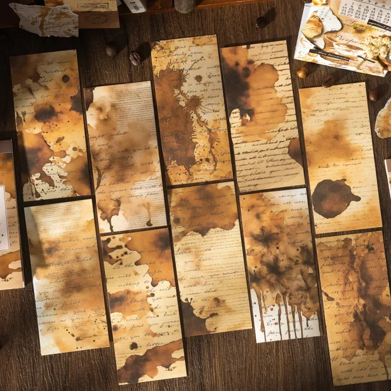 20pieces Craftsmanship Retro material stickers Decorative coffee notes series Brown Painting themes base Background Writing
20pieces Craftsmanship Retro material stickers Decorative coffee notes series Brown Painting themes base Background Writing