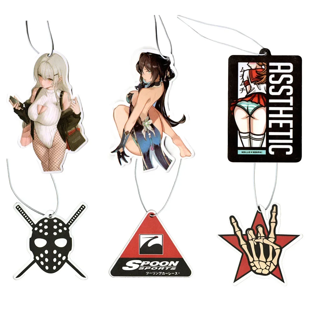 New Car Air Freshener Sexy Anime Girl Hanging Rearview Mirror Perfume Turbo Brake Disc Absorber Solid Paper JDM Accessories
New Car Air Freshener Sexy Anime Girl Hanging Rearview Mirror Perfume Turbo Brake Disc Absorber Solid Paper JDM Accessories