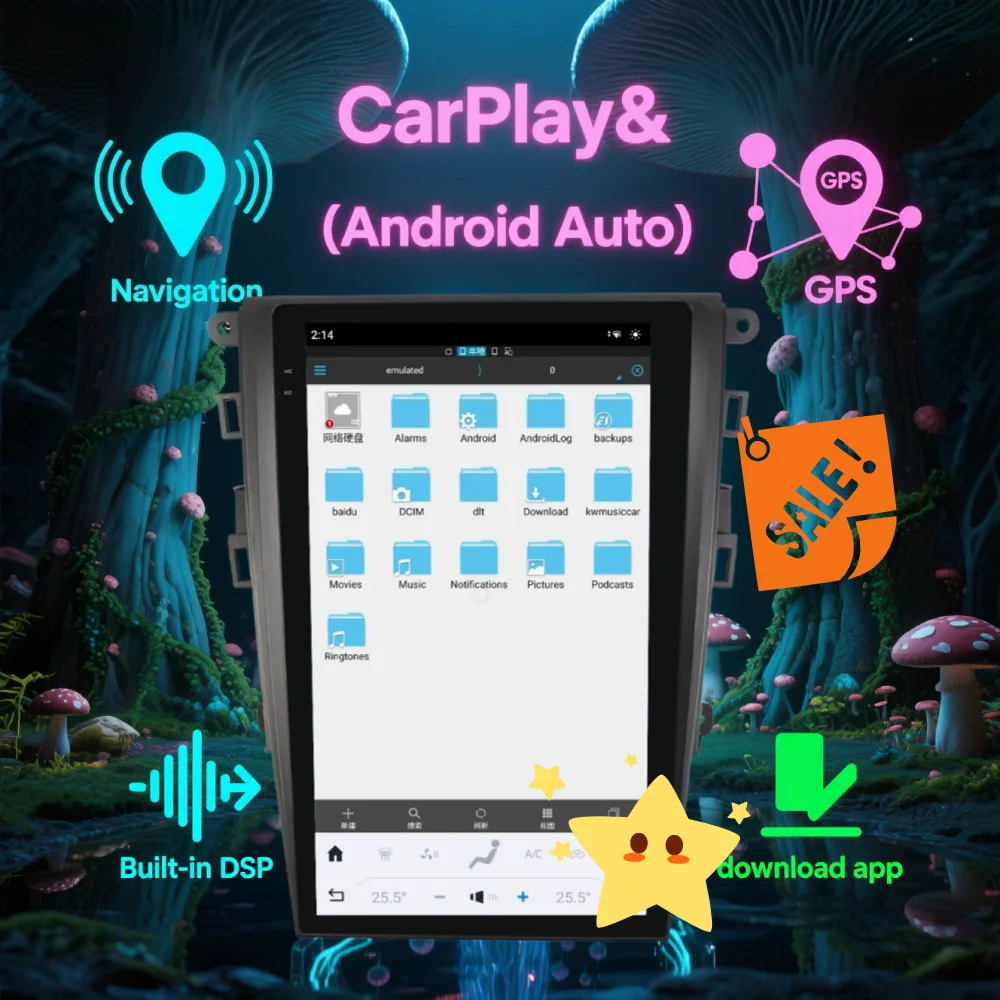 12.1"For Ford Mondeo Fusion MK5 2013-2019 Android Multimedia Stereo Video Player Wireless CarPlay Head Unit Navigation Stereo
12.1"For Ford Mondeo Fusion MK5 2013-2019 Android Multimedia Stereo Video Player Wireless CarPlay Head Unit Navigation Stereo