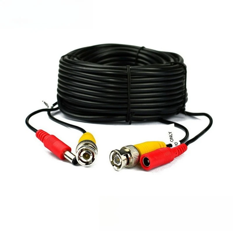 50M 2 in 1 BNC + DC CCTV Extension Cable, Combined Video & Power Cord for Analog Security Camera DVR Connection
50M 2 in 1 BNC + DC CCTV Extension Cable, Combined Video & Power Cord for Analog Security Camera DVR Connection