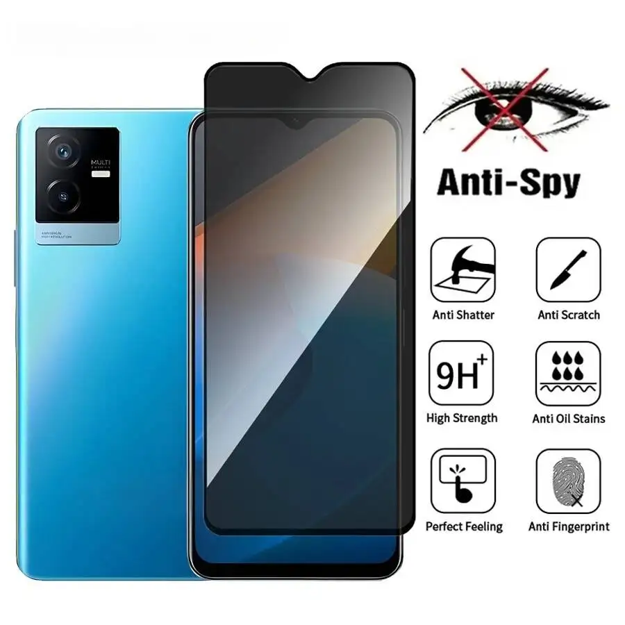 Vivo Iqoo Z6 I2127 Anti Spy Privacy Tempered Glass Protector Compatible For Iqooz6 Full Cover Screen Phone Film
Vivo Iqoo Z6 I2127 Anti Spy Privacy Tempered Glass Protector Compatible For Iqooz6 Full Cover Screen Phone Film