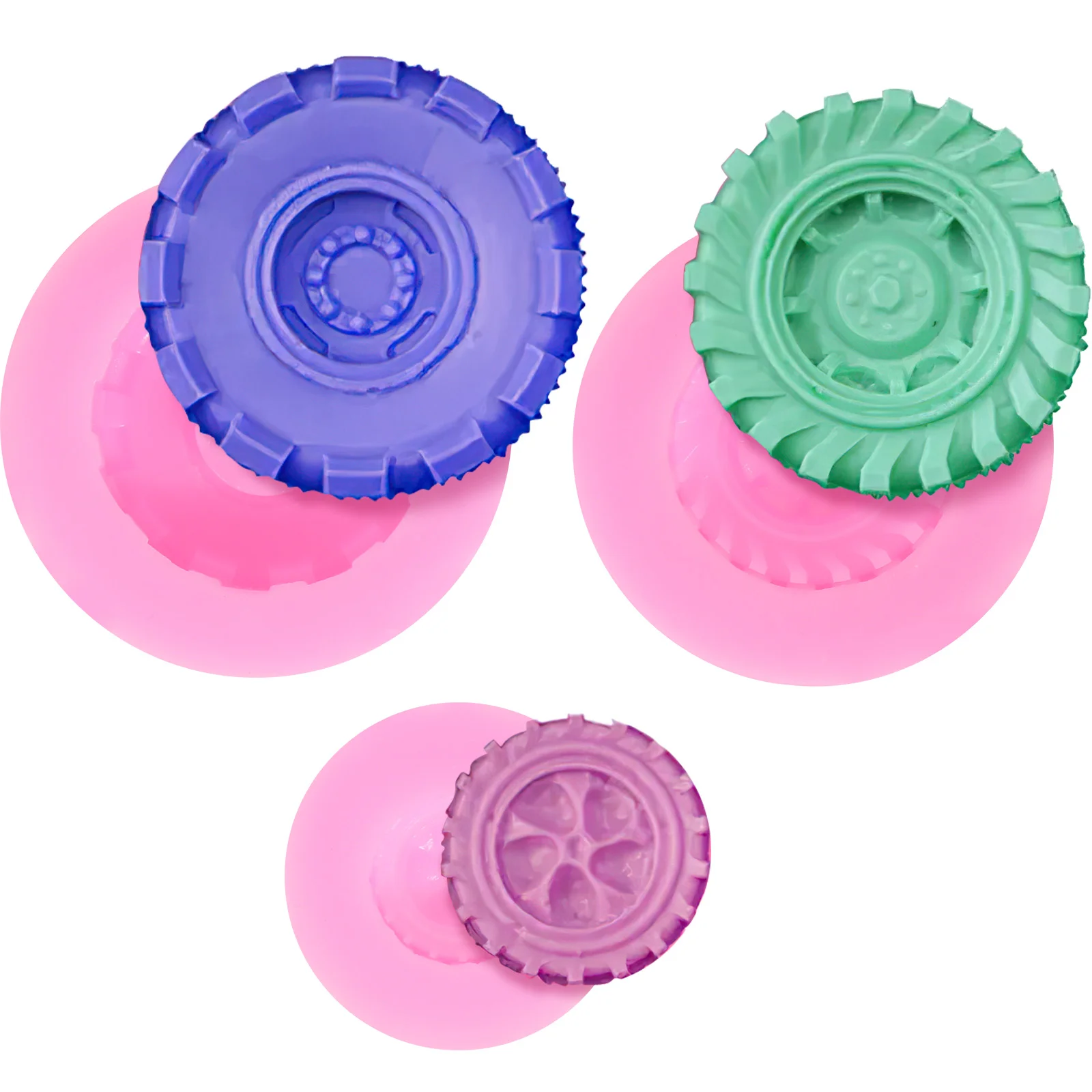 3 Pcs Wheel Silicone Mold Desserts Cake Making Molds Tire Shape Ice Fondant Baking Number DIY
3 Pcs Wheel Silicone Mold Desserts Cake Making Molds Tire Shape Ice Fondant Baking Number DIY