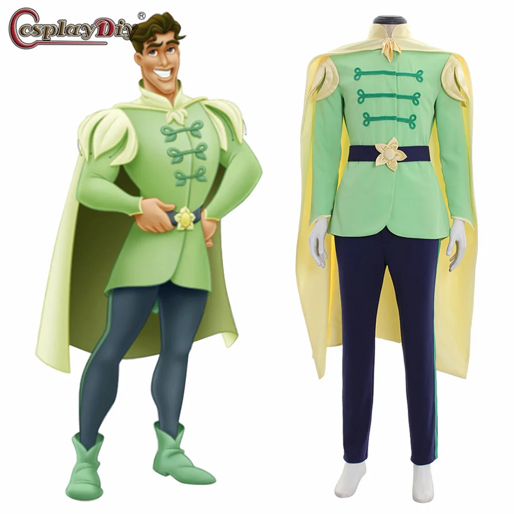 Movie Prince Frog Cosplay Costume Man's Pants Jacket Cloak Suit Halloween Party Stage Show Prince Uniform
Movie Prince Frog Cosplay Costume Man's Pants Jacket Cloak Suit Halloween Party Stage Show Prince Uniform