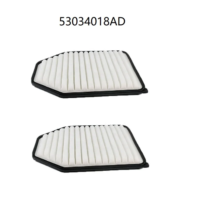 2pcs Filtro aria di alta qualità per Jeep Wrangler nuovo motore 3.8L 3.6L V6 53034018AD 53034018AE 68257791AA
2pcs Filtro aria di alta qualità per Jeep Wrangler nuovo motore 3.8L 3.6L V6 53034018AD 53034018AE 68257791AA