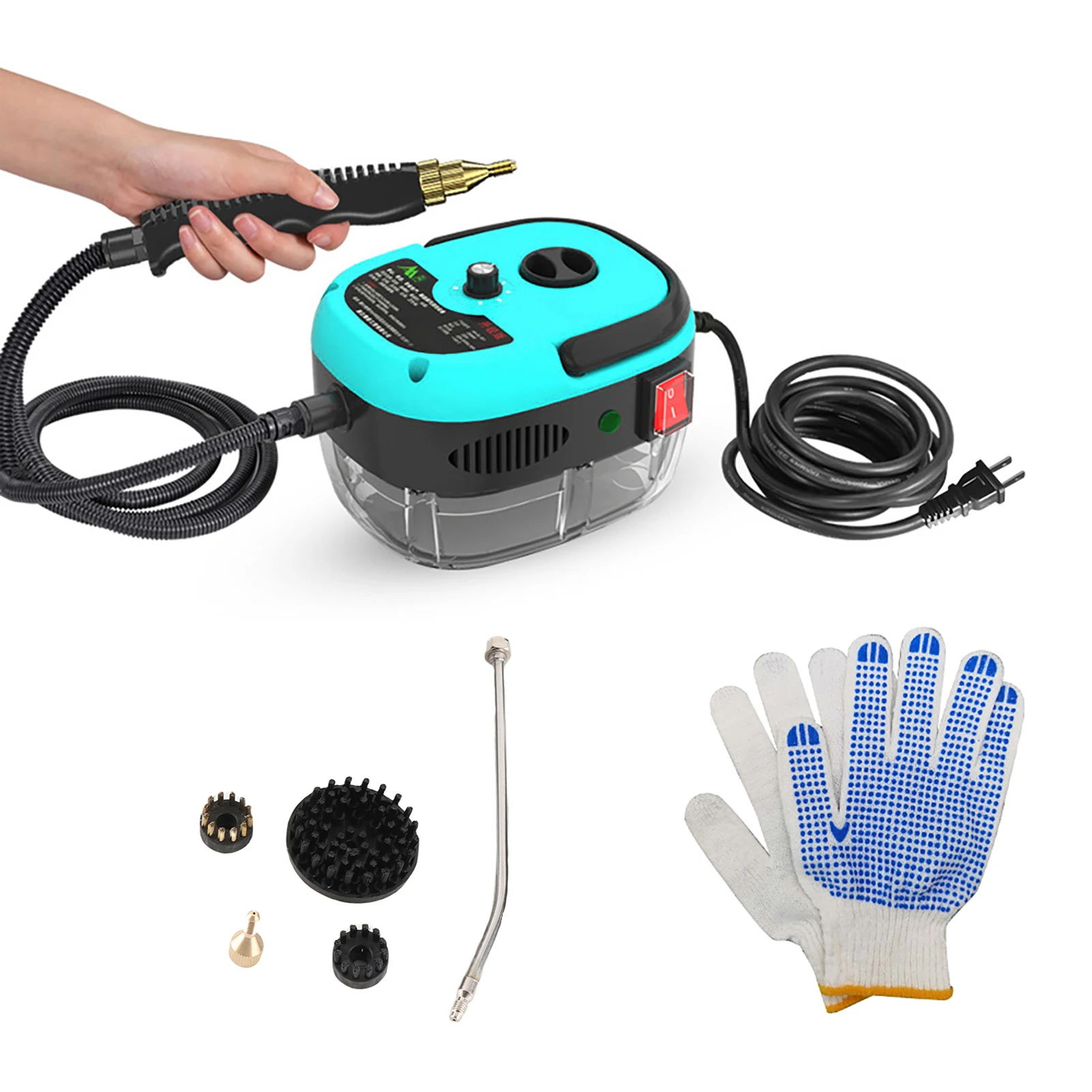 Handheld Steam Cleaner 1500W High Power 6 Speeds Adjustable Practical Steam Cleaner for Kitchen Refrigerator
Handheld Steam Cleaner 1500W High Power 6 Speeds Adjustable Practical Steam Cleaner for Kitchen Refrigerator