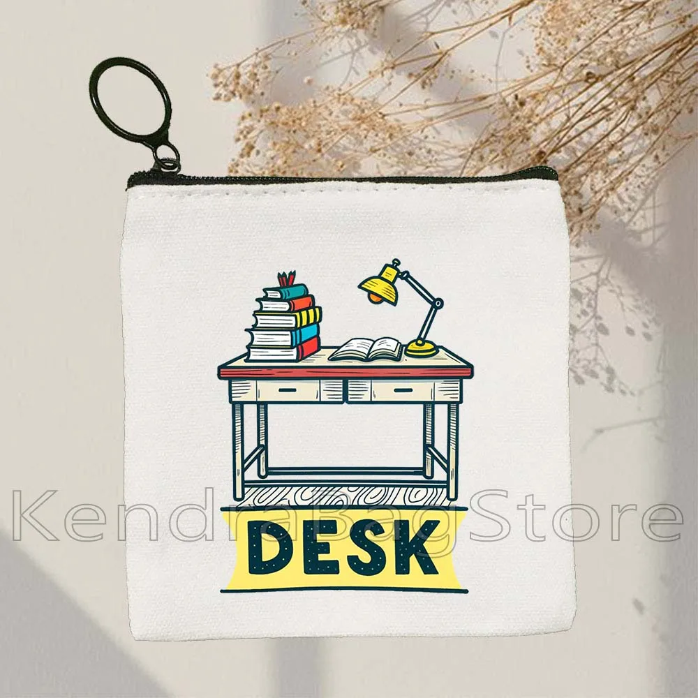 Colorful Cute Desk Print Canvas Bags Coin Purse Small Square Bag Key Travel Storage Card Case Bag Cotton Wallet Zipper Pouch
Colorful Cute Desk Print Canvas Bags Coin Purse Small Square Bag Key Travel Storage Card Case Bag Cotton Wallet Zipper Pouch