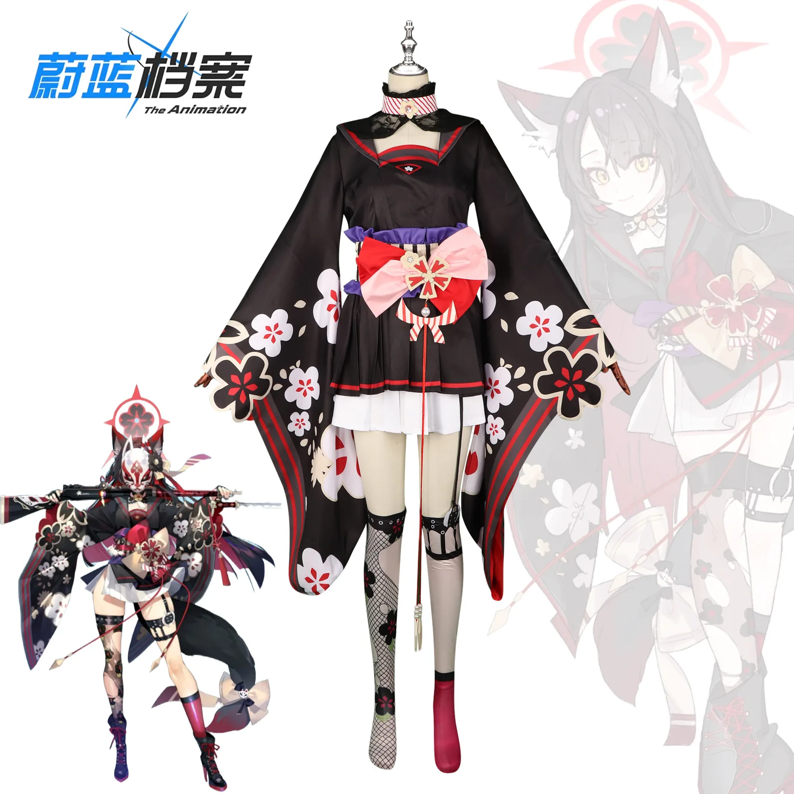 Аниме игра синий архив Косака Вакамо косплей костюм парик японское кимоно Лолита платье маска женщина сексуальный прекрасный костюм на Хэллоуин
Аниме игра синий архив Косака Вакамо косплей костюм парик японское кимоно Лолита платье маска женщина сексуальный прекрасный костюм на Хэллоуин