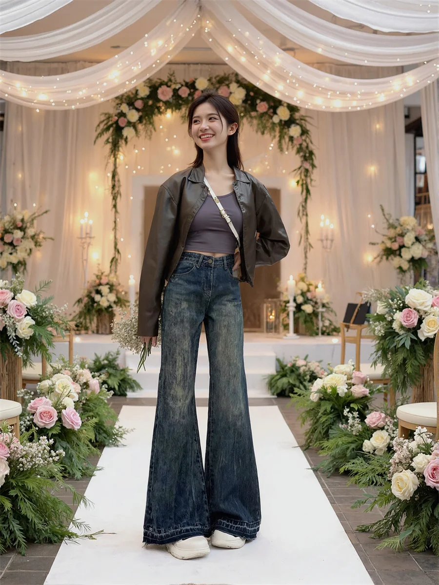 Расклешенные потертые джинсы, женские джинсовые брюки 2025 года, женская одежда, осенняя контрастная прямая винтажная фестивальная клубная вечерняя уличная одежда BF
Расклешенные потертые джинсы, женские джинсовые брюки 2025 года, женская одежда, осенняя контрастная прямая винтажная фестивальная клубная вечерняя уличная одежда BF