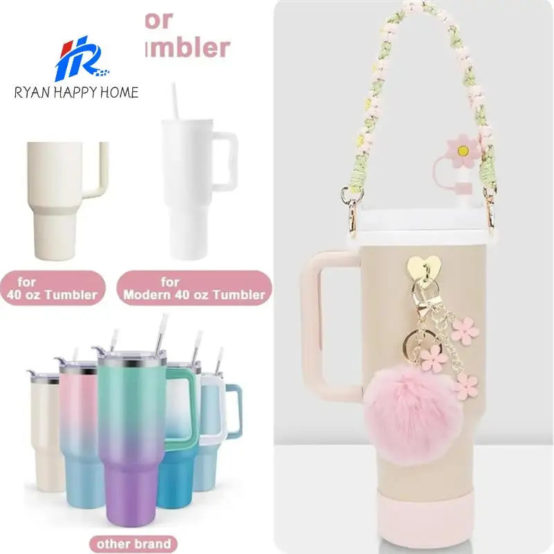 Cup Accessories Set Straw Cap, Plush Ball Keychain Water Cup Handle, Flower Cup Chain A
Cup Accessories Set Straw Cap, Plush Ball Keychain Water Cup Handle, Flower Cup Chain A