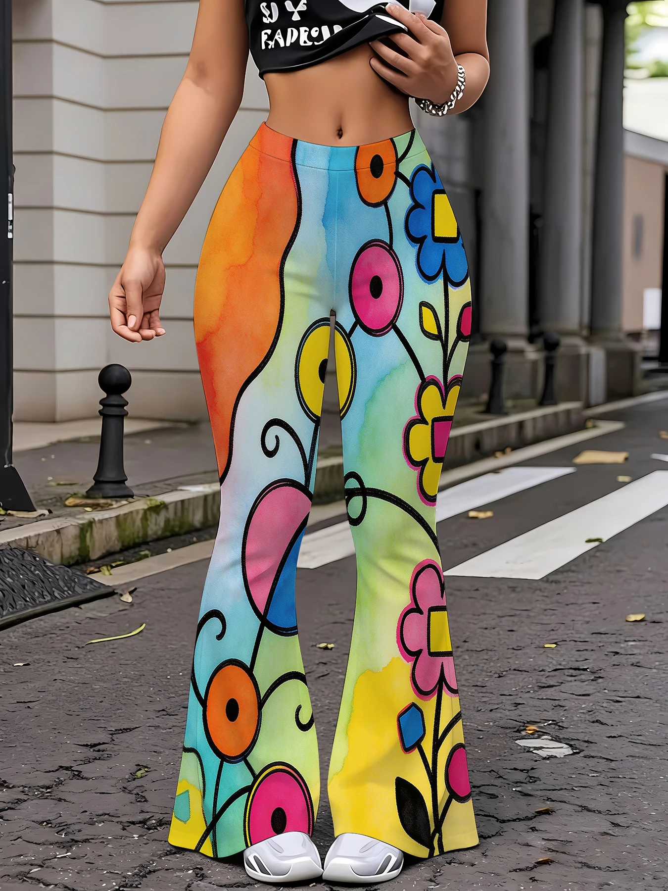 Women's Printed Flared Casual Pants Slimming Leg - Lengthening Flowy Fabric Retro Fashion S - XXL
Women's Printed Flared Casual Pants Slimming Leg - Lengthening Flowy Fabric Retro Fashion S - XXL