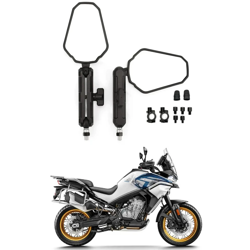 Suitable for CFMOTO 450MT 800MT tension folding reflector 3C modified large enterprise rearview mirror 
Suitable for CFMOTO 450MT 800MT tension folding reflector 3C modified large enterprise rearview mirror