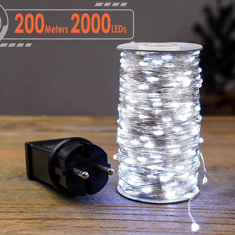 10/20/30M Christmas Fairy Lights Silver Wire Garland Outdoor Decoration Mini Led For Halloween Party String Lamp waterproof 2024
10/20/30M Christmas Fairy Lights Silver Wire Garland Outdoor Decoration Mini Led For Halloween Party String Lamp waterproof 2024