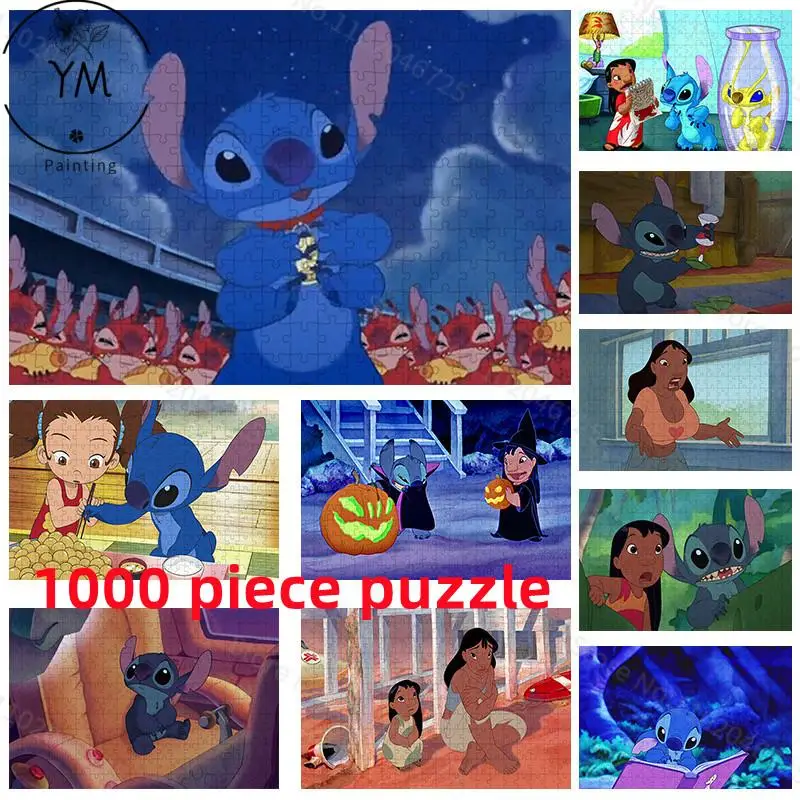 Disney, Лило и Ститч, мультяшный узор, 1000 штук, Бумажная книга, детская коллекция для взрослых, хобби, декомпрессионные игрушки
Disney, Лило и Ститч, мультяшный узор, 1000 штук, Бумажная книга, детская коллекция для взрослых, хобби, декомпрессионные игрушки