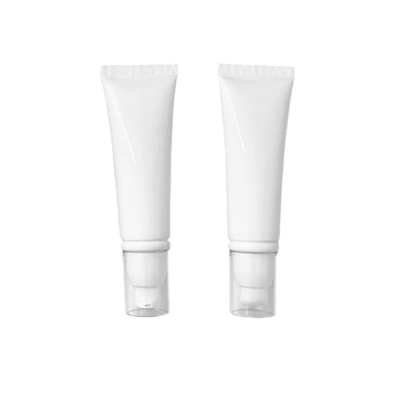 50ML Lotion Squeeze Tube White Cosmetic Plastic Soft Bottle BB Cream Liquid Foundation Sunscreen Squeeze Airless Pump Tube 20pcs
50ML Lotion Squeeze Tube White Cosmetic Plastic Soft Bottle BB Cream Liquid Foundation Sunscreen Squeeze Airless Pump Tube 20pcs