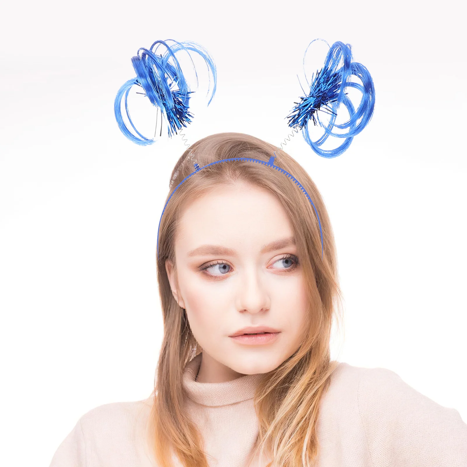 8Pcs Party Headwear Set - Tinsel Wrapped Ponytail Head Boppers with Pom Pom Decor - Festive Hair Accessories for Birthday
8Pcs Party Headwear Set - Tinsel Wrapped Ponytail Head Boppers with Pom Pom Decor - Festive Hair Accessories for Birthday