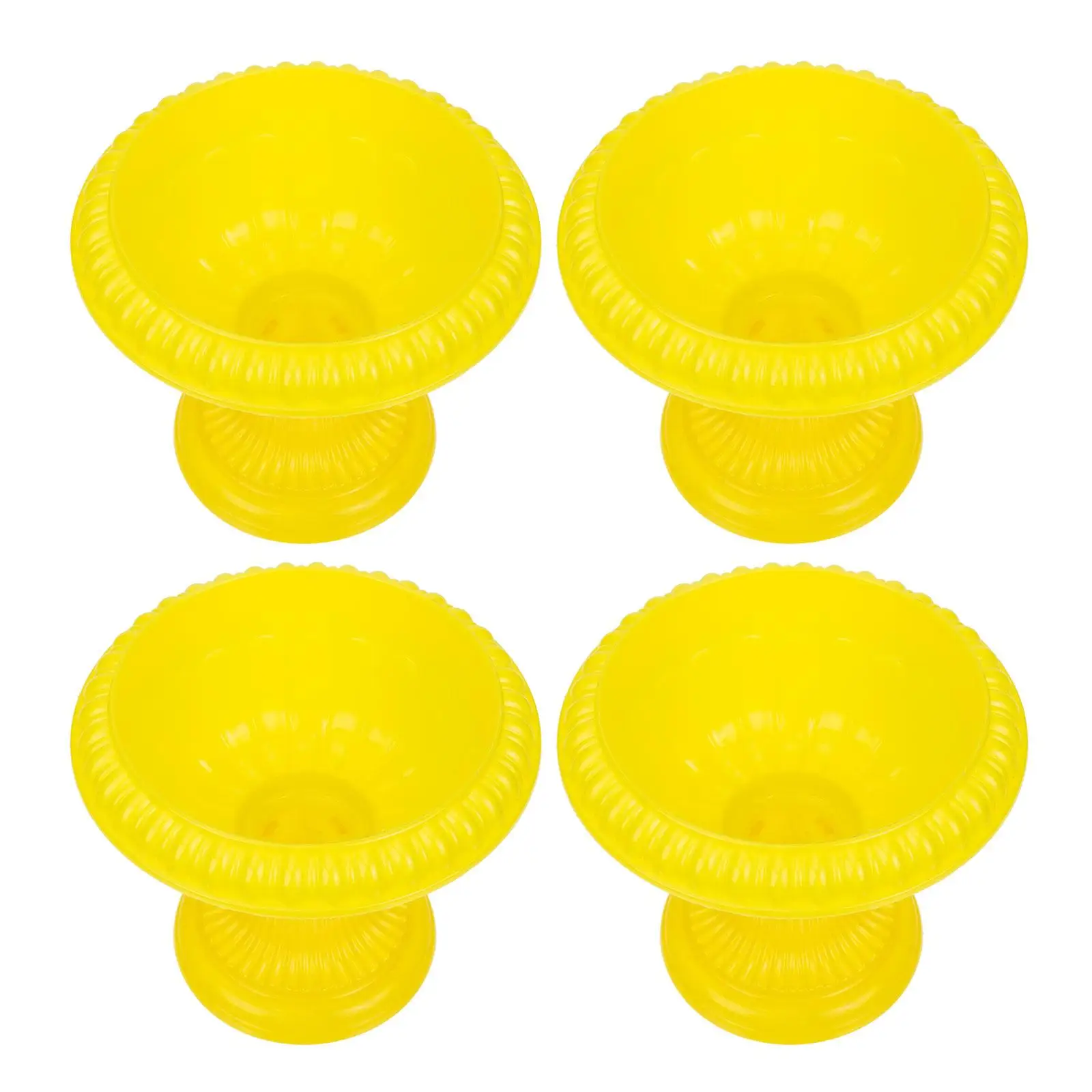 4 Pcs Yellow Resin Urn Vintage Roman Column Flower Pots for Garden Balcony Decor Durable Plastic Planter Vase Outdoor
4 Pcs Yellow Resin Urn Vintage Roman Column Flower Pots for Garden Balcony Decor Durable Plastic Planter Vase Outdoor