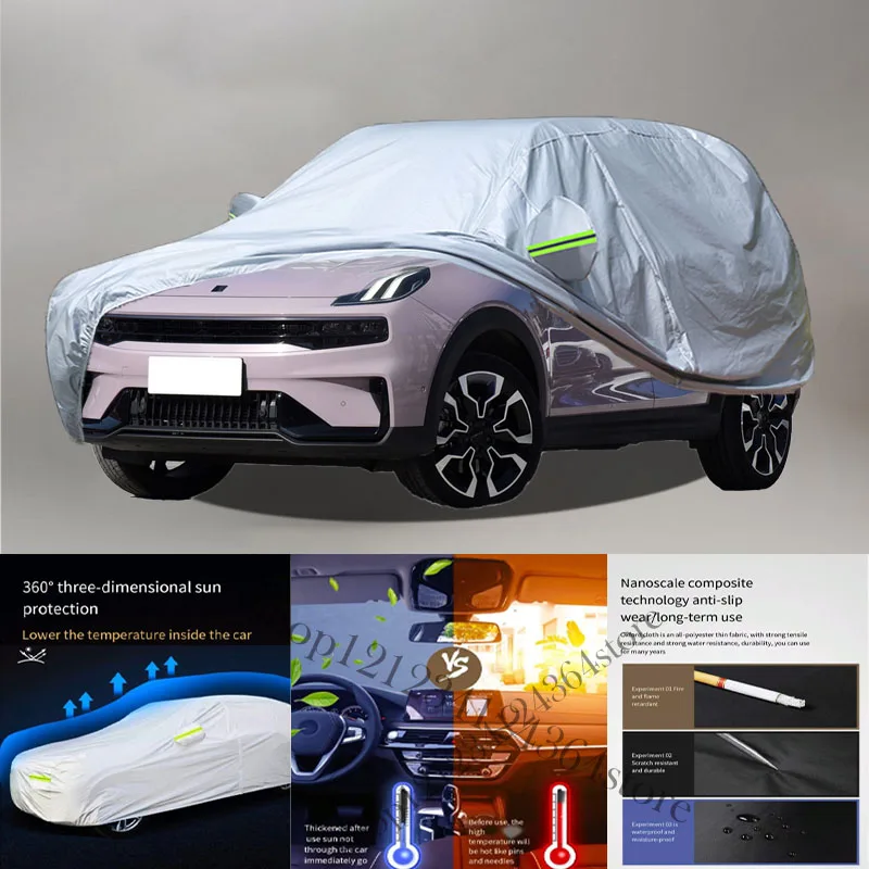 For Lynk 06 Auto Anti snow Anti dust Anti-uv Anti peeling paint And Anti Rainwater 210t car cover Car cover protection
For Lynk 06 Auto Anti snow Anti dust Anti-uv Anti peeling paint And Anti Rainwater 210t car cover Car cover protection