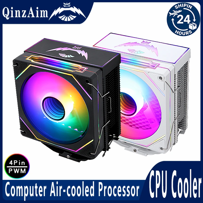 Кулер для процессора QiuzAim 120 мм ARGB с 4-контактным разъемом/PWM, воздушное охлаждение, 4/6 тепловых трубок, для AM4, AM5, X99, LGA2011, 115x, 1200, 1700, 1851
Кулер для процессора QiuzAim 120 мм ARGB с 4-контактным разъемом/PWM, воздушное охлаждение, 4/6 тепловых трубок, для AM4, AM5, X99, LGA2011, 115x, 1200, 1700, 1851