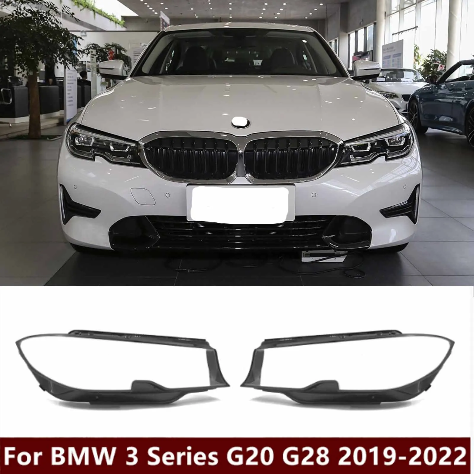 Headlamp Lens Cover Lamp Shade Headlight Glass For BMW 3 Series G20 G28 2019 -2020 2021 2022 ade Headlight Shell Lens Plexiglass 
Headlamp Lens Cover Lamp Shade Headlight Glass For BMW 3 Series G20 G28 2019 -2020 2021 2022 ade Headlight Shell Lens Plexiglass