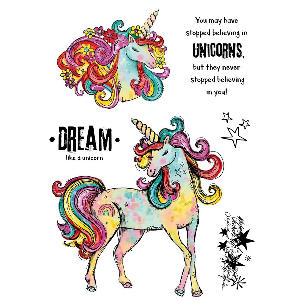 Unicorn Dream Rubber Clear Silicone Stamp Scrapbooking Card Album Photo Making DIY Crafts Stencil New 2024
Unicorn Dream Rubber Clear Silicone Stamp Scrapbooking Card Album Photo Making DIY Crafts Stencil New 2024