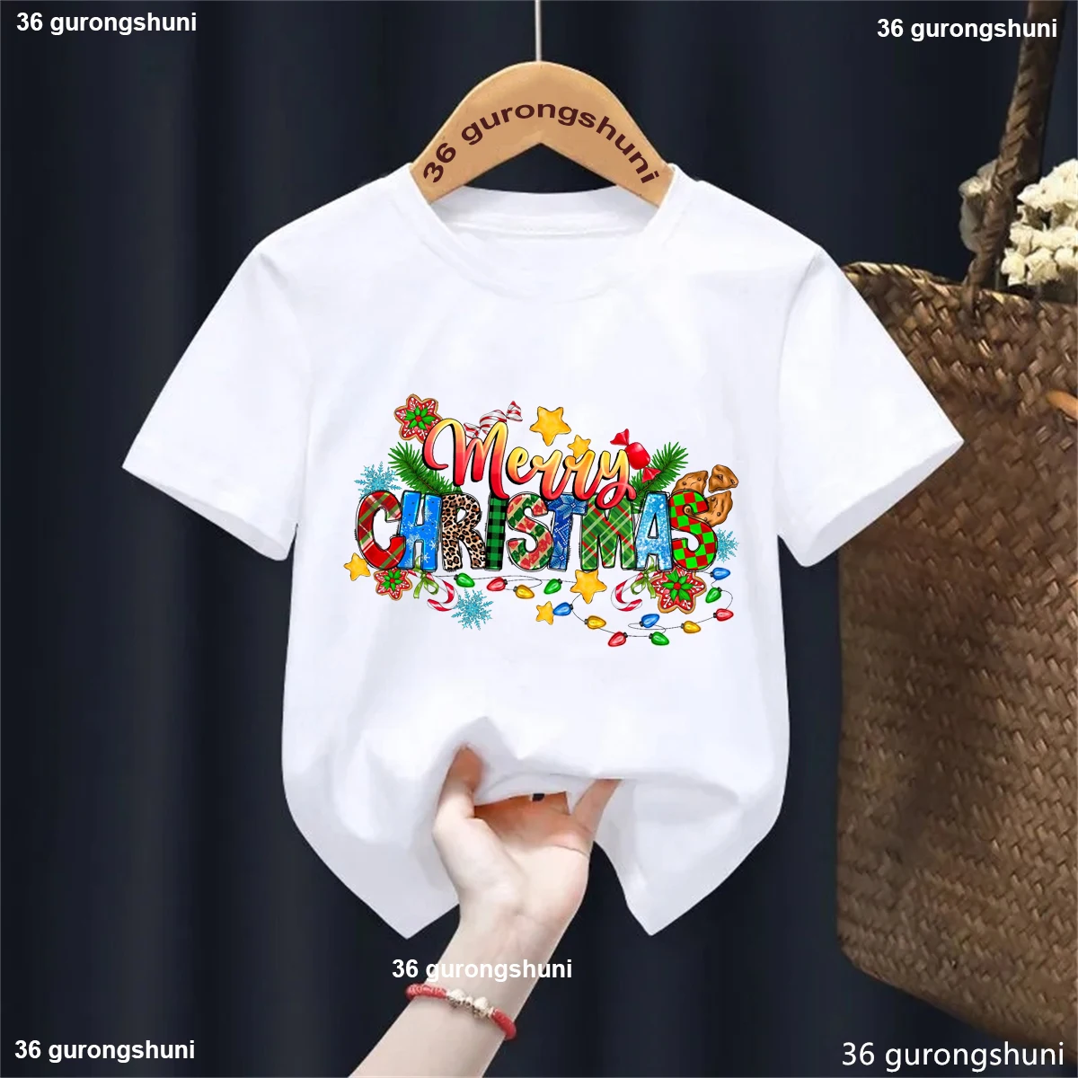 Funny Merry Christmas Leopard Graphic Printed T Shirt Girls/Boys Kawaii Xmas Gift Kids Clothes Fashion Solid T-Shirt Tops
Funny Merry Christmas Leopard Graphic Printed T Shirt Girls/Boys Kawaii Xmas Gift Kids Clothes Fashion Solid T-Shirt Tops