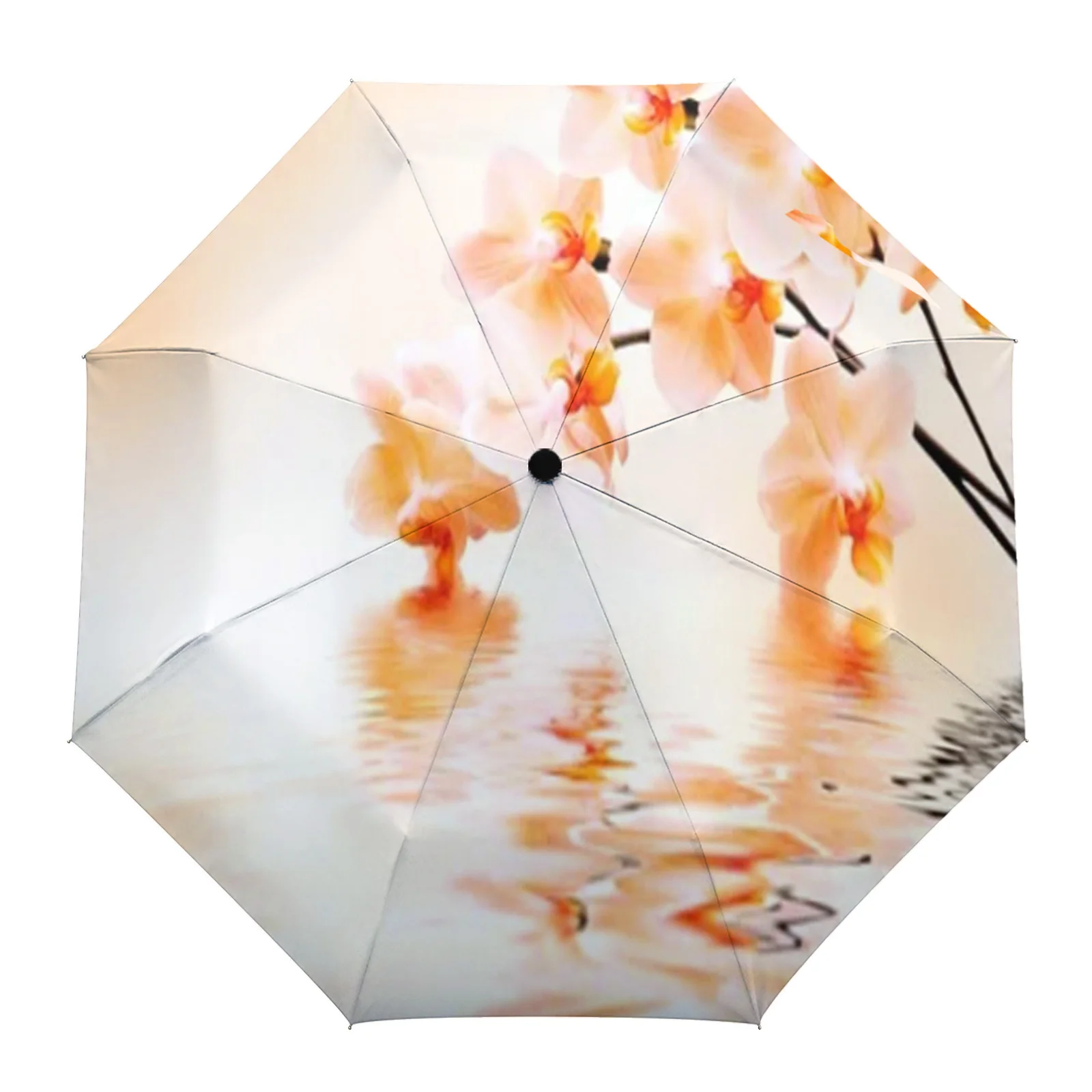 Yellow Flower Pink Blue Flower Butterfly Print Non Automatic 3 Fold Umbrella Wind Resistant Parasol Portable Folding Umbrella
Yellow Flower Pink Blue Flower Butterfly Print Non Automatic 3 Fold Umbrella Wind Resistant Parasol Portable Folding Umbrella