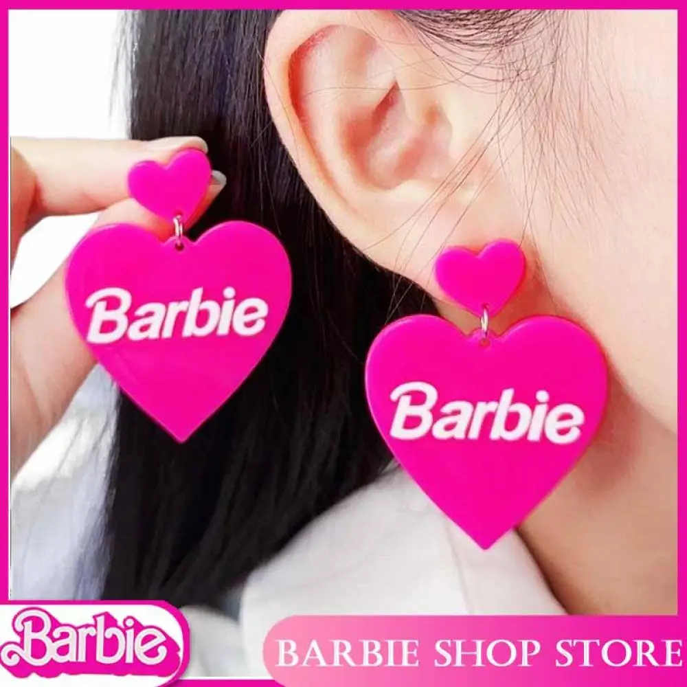 New Miniso Barbie Earrings Pink Girl Ear Pendants Fashionable Kawaii Cartoon Acrylic Acrylic Girls Gifts Ear Accessories
New Miniso Barbie Earrings Pink Girl Ear Pendants Fashionable Kawaii Cartoon Acrylic Acrylic Girls Gifts Ear Accessories