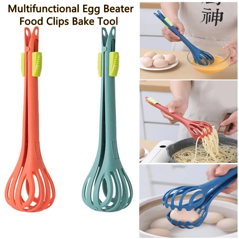 Multifunctional Egg Beater Whisk Milk Pasta Tongs Food Clips Mixer Manual Stirrer Kitchen Cream Bake Tool Kitchen Accessories 
Multifunctional Egg Beater Whisk Milk Pasta Tongs Food Clips Mixer Manual Stirrer Kitchen Cream Bake Tool Kitchen Accessories