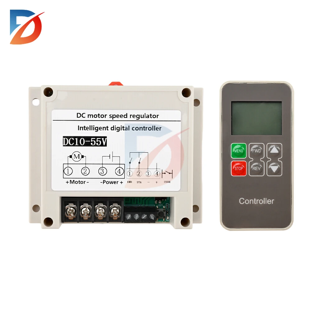 DC 10-55V 30A brushed motor controller supports voltage and current monitoring display built-in remote control receiver module
DC 10-55V 30A brushed motor controller supports voltage and current monitoring display built-in remote control receiver module
