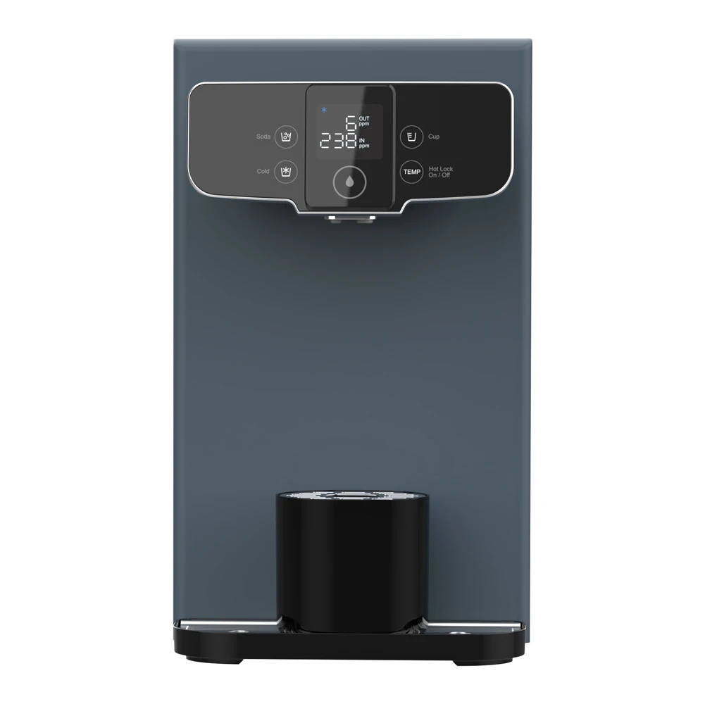 High Quality Instant Hot Cold Direct Drinking 6 Stages Sparkling Water Filter Dispenser 100GPD RO Home Water Purifier Supplier
High Quality Instant Hot Cold Direct Drinking 6 Stages Sparkling Water Filter Dispenser 100GPD RO Home Water Purifier Supplier