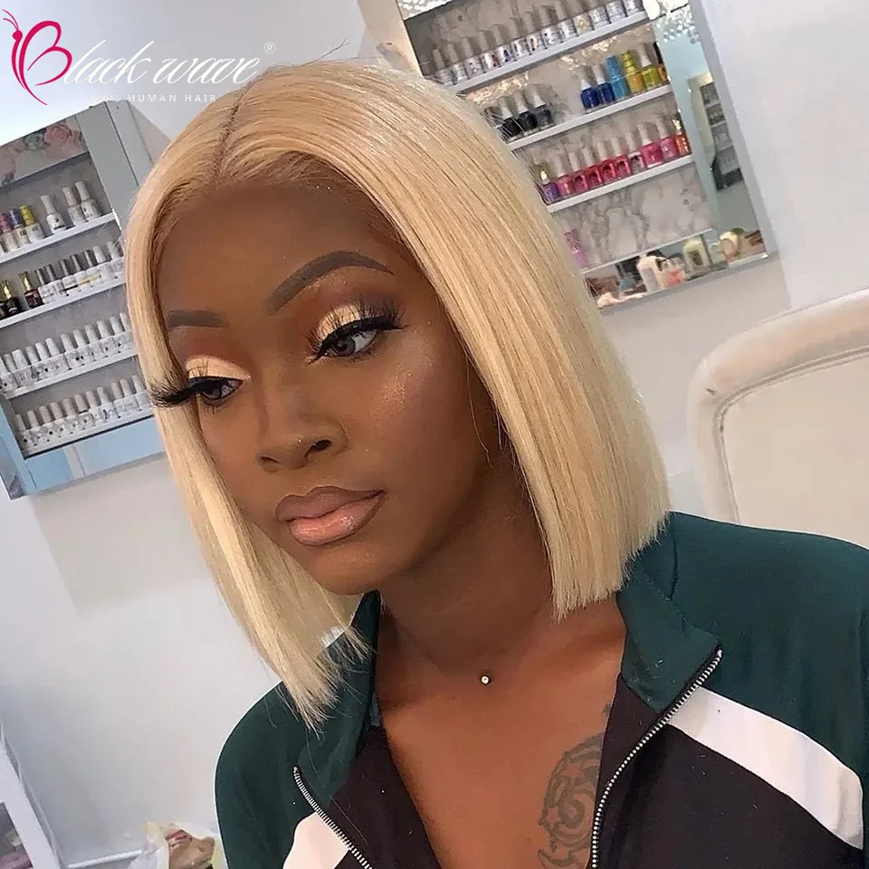 613 Straight Blonde Bob Hair Wig Short Human Hair 13x4 Transparent Lace Frontal Wig Glueless Remy Brazilian Hair For Black Women
613 Straight Blonde Bob Hair Wig Short Human Hair 13x4 Transparent Lace Frontal Wig Glueless Remy Brazilian Hair For Black Women