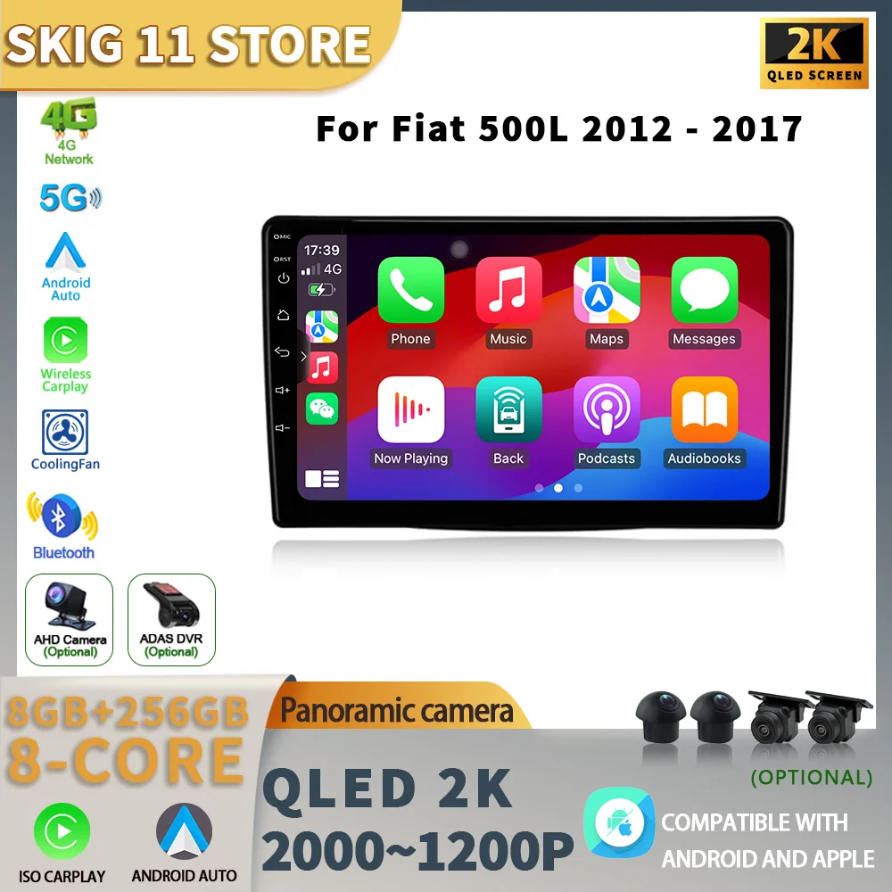 Car Radio Android13.0 For Fiat 500L 2012 - 2017 GPS Navigation Auto Screen Stereo Multimedia Player Video No 2din DVD 5G Wifi BT
Car Radio Android13.0 For Fiat 500L 2012 - 2017 GPS Navigation Auto Screen Stereo Multimedia Player Video No 2din DVD 5G Wifi BT