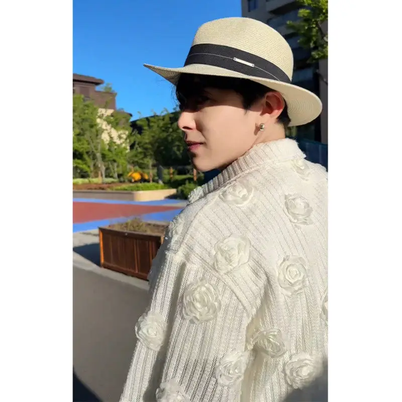 Men's ort Sve Hollow out Breathable irt Summer Thin Design Floral Print Casual Faionable Polyester Ice Silk irt
Men's ort Sve Hollow out Breathable irt Summer Thin Design Floral Print Casual Faionable Polyester Ice Silk irt