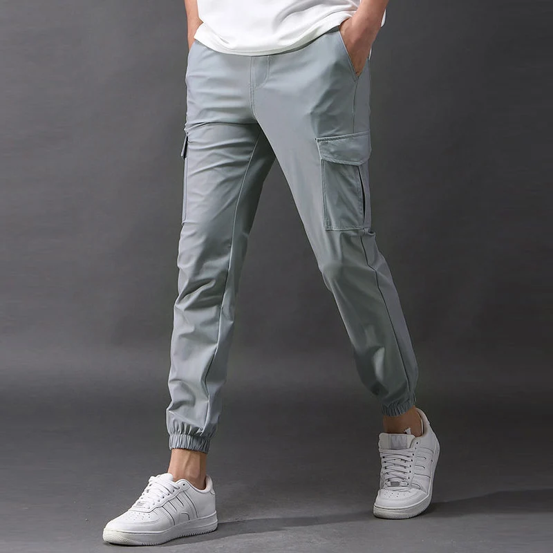 Summer Ice Silk Loose Solid Pocket Cargo Pant Men Clothing Spring Casual Straight Long Pant 2024 Fashion Man Drawstring Trouser
Summer Ice Silk Loose Solid Pocket Cargo Pant Men Clothing Spring Casual Straight Long Pant 2024 Fashion Man Drawstring Trouser