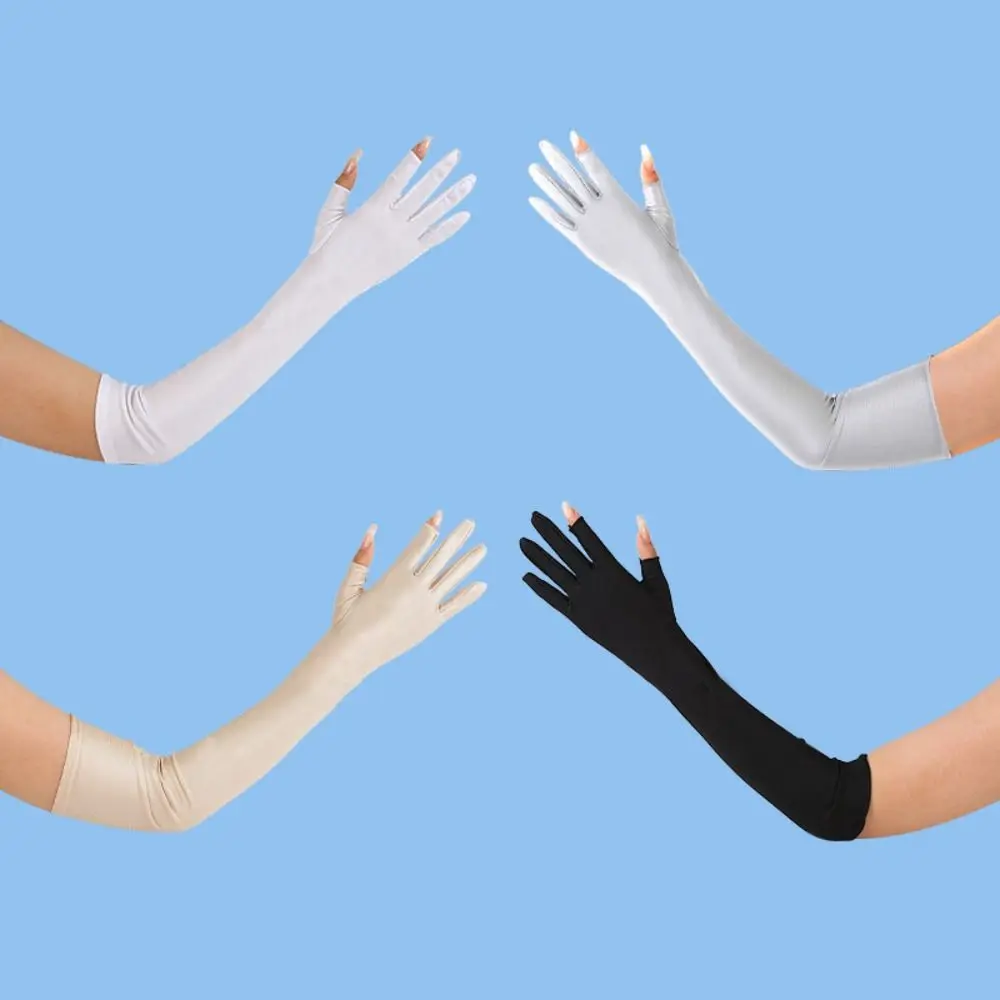 Anti-UV Ice Silk Sleeves Gloves UV Insulation Sun Protection Sunscreen Sleeve Arm Covers Long-sleeved Glove Cycling Gloves Women
Anti-UV Ice Silk Sleeves Gloves UV Insulation Sun Protection Sunscreen Sleeve Arm Covers Long-sleeved Glove Cycling Gloves Women